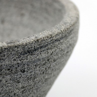 ការផលិត Stone Pot Barbecue Pan Tripod Stone Bowl 22cm
