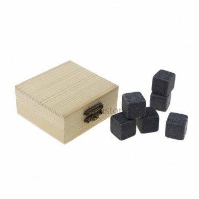 Grousshandel 9 Meint vun Whisky Stones Reusable Ice Cube Cheap Whisky Kadosiddien Kit