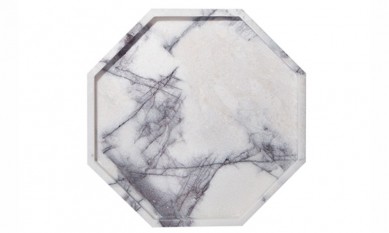 Hotel plates all size square shape white marble tray