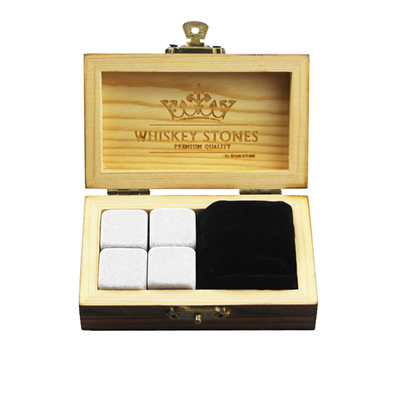 Manufacturing Companies for Ice Rocks Gift Set - reusable ice stones Small and Cheap Whiskey Stones Gift Set with 4pcs of Cinderella Stones and 1 pcs of Velvet Bag small stone gift set  – Sh...