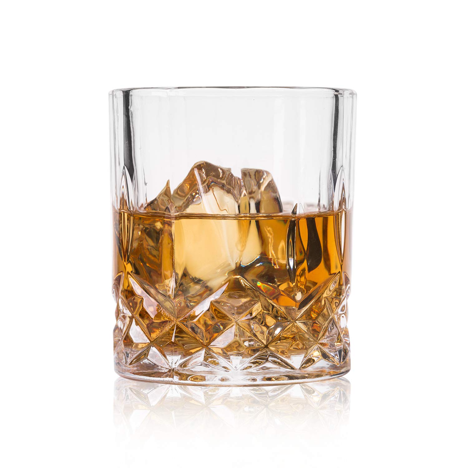 Hot-selling Grey Marble -  Whiskey Glass Lead Free Crystal Old Fashioned Glass Cocktail Cool Rocks Glass Tumbler – Shunstone