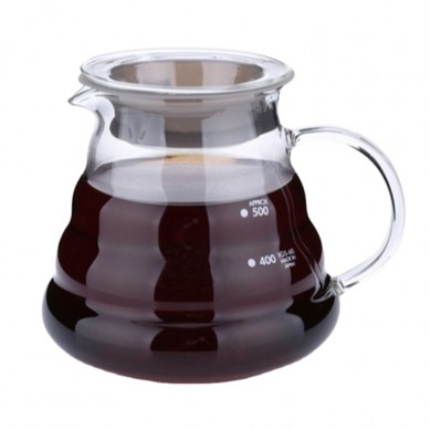 Pour Over Coffee Maker Set Hand Drip Coffee Kettle with Thermometer V60 Filters Coffee Dripper and Server