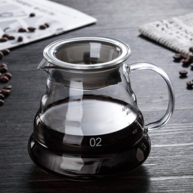 360ml handmade glass coffee server coffee pot coffee brewer barista filter clear 3 buyers