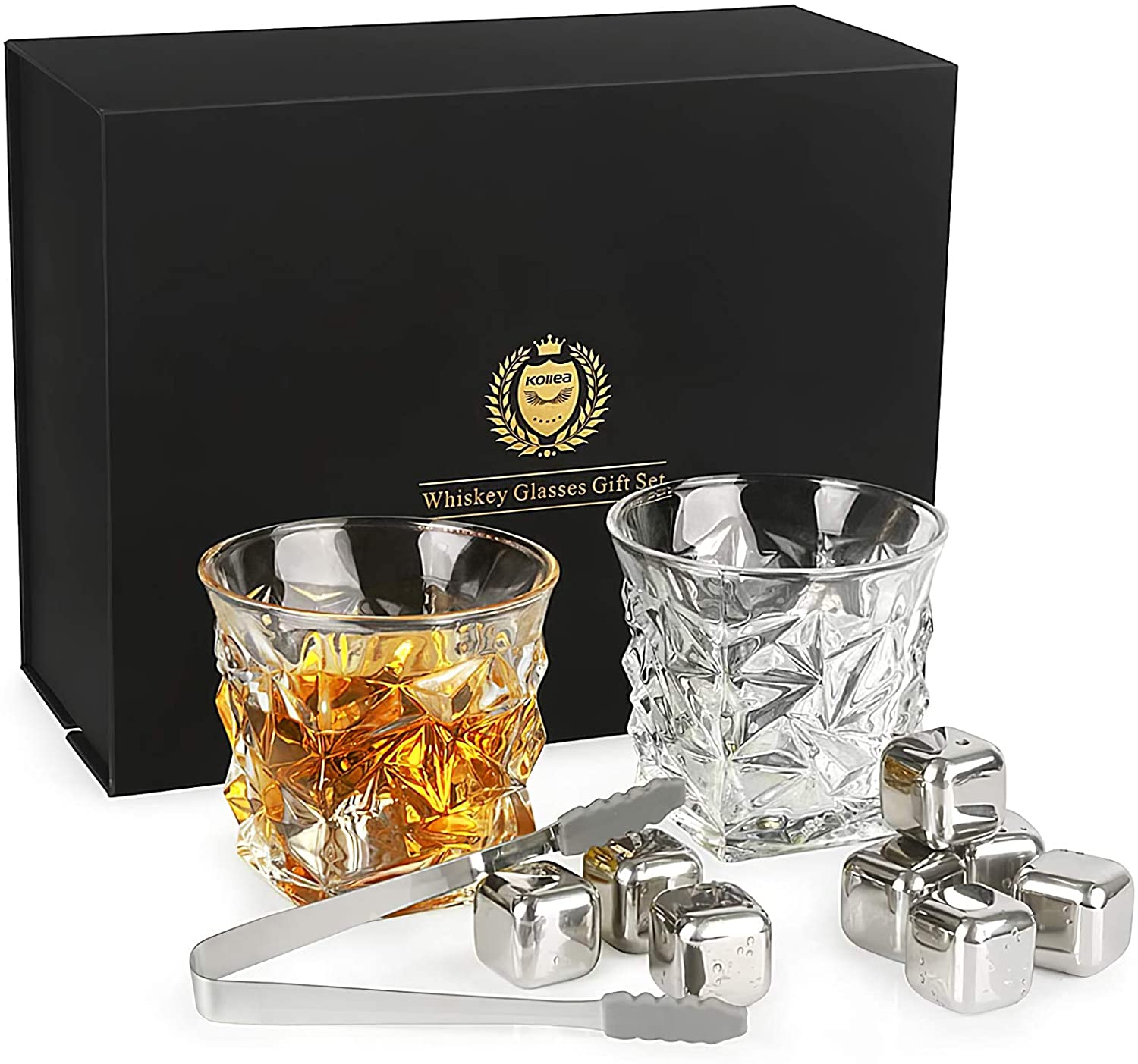 Cheapest Factory Whiskey Present -  Whiskey Stones Set Whiskey Glasses Reusable Stainless Steel Ice Cubes birthday gift – Shunstone