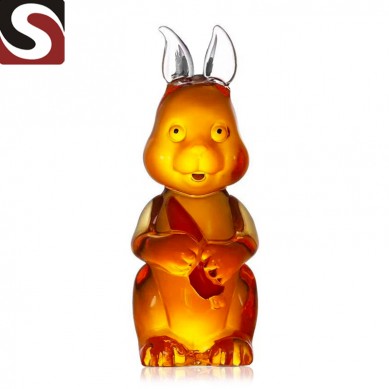 Best quality Whiskey Stones And Glasses - 1000ml wholesale rabbit shape glass vodka liquor bottles  – Shunstone