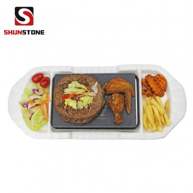 Chinese Professional Bar Mat -
 Lava stone cooking set with Ceramic base  – Shunstone