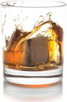 Customized lasher logo wine Gifts for Men Unique Fathers Day Gifts stainless steel  Whiskey Stones Reusable Ice Cubes Cool Stuff for Him Dad Husband Christmas Stocking Stuffer