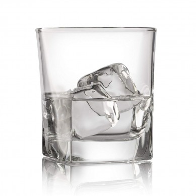 Double Old Fashioned Whiskey Glass with Heavy Base Rocks Barware Glasses for Scotch Bourbon