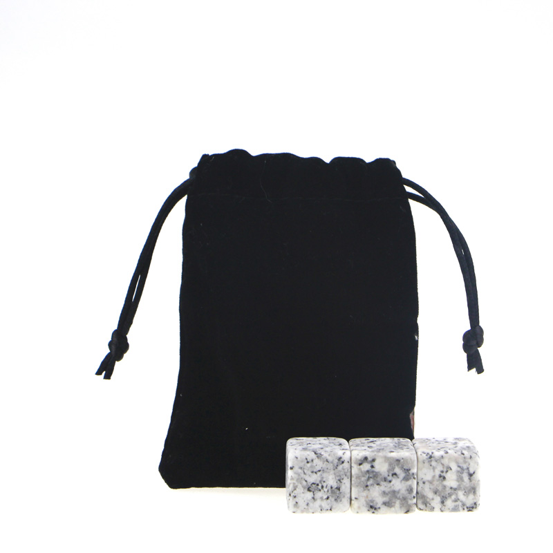 Hot Selling for Marble Ashtrays -  Whiskey Stones with  G603 Chilling rocks , Velvet bag – Shunstone