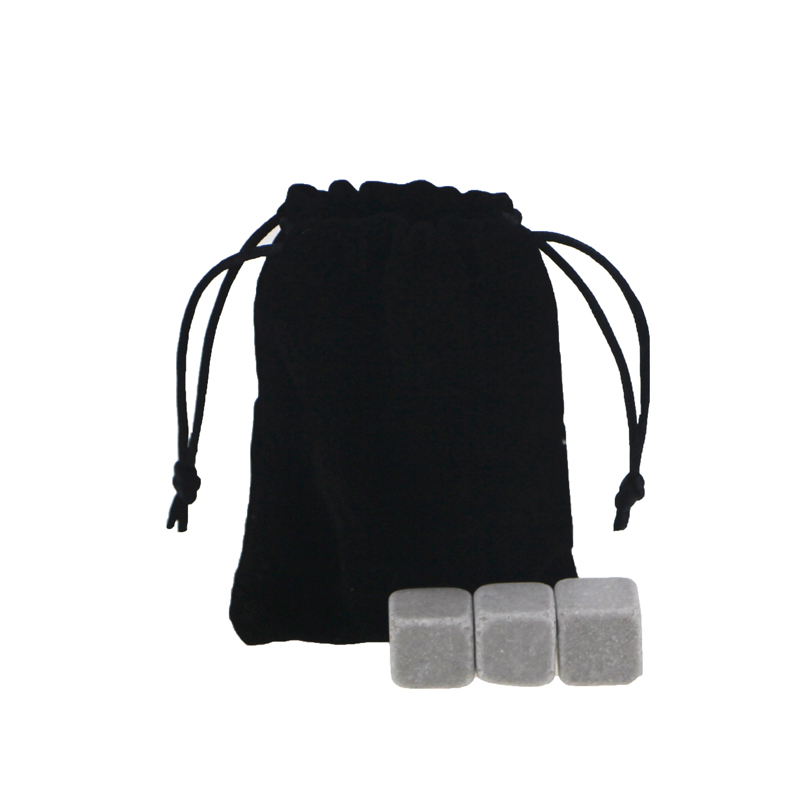 New Fashion Design for Chilling Whisky Ice Stone -  Cheap Natural Whiskey Stones set with Black Velvet bag – Shunstone