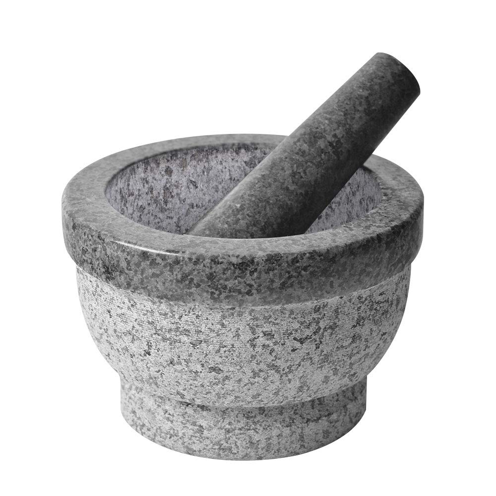 OEM Supply Soapstone Whiskey Stones -  Granite Mortar and Pestle Set Natural Excellent Granite Grinder Set  – Shunstone