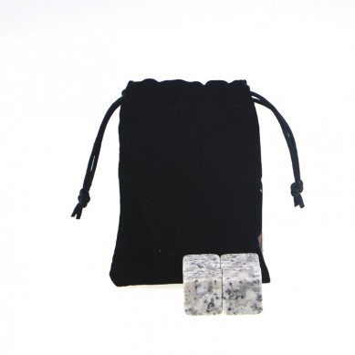 Whiskey Stones with  G603 Chilling rocks , Velvet bag