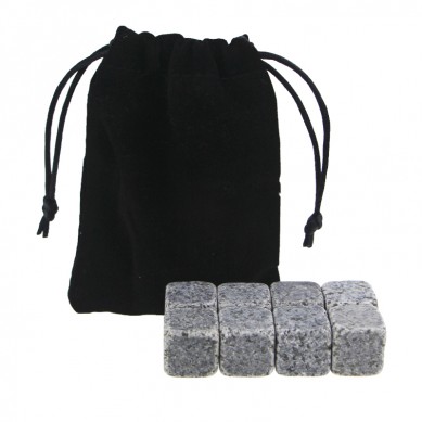 Wholesale G654 Whiskey Stones with Black Velvet bag