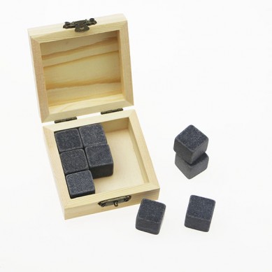 popular Product Bar Tools Gift Item New Whiskey Rock Stone Cube Whisky Chilling Ice Cube Ice Stone Creative Gift Set