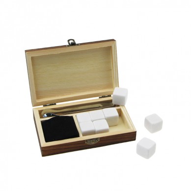 Whisky Stones Set Cubetti di Ghiaccio Riutilizzabili per Bevande Pietre Chilling per vinu