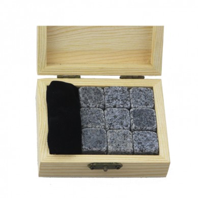 9 pcs of Premium  Whiskey Stones SET amazon hot sell wine chiller  wine cooler