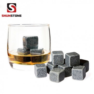 high quantity Cheap Gift set 6 pcs of unpolish whiskey rocks wholesale whiskey stones