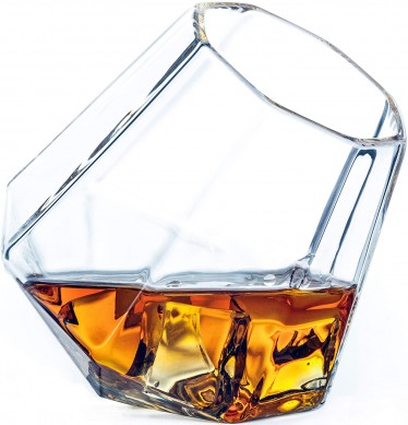 Glassware Diamond Whisky lasit Lyijytön kristallinkirkas lasi ylellisessä lahjapakkauksessa