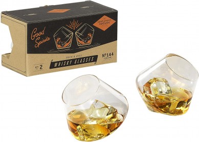 Gentlemen Hardware Rock Roll Rocking Whiskey Glasses best wine gift