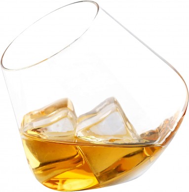 Hana ʻia i nā kīʻaha kīʻaha ʻo Crystal Whiskey Old Fashioned Scotch Bourbon Glasses