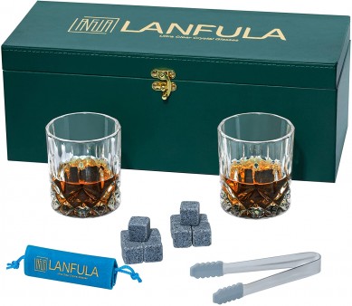 Whisky Glass Granite Whisky Chilling Stones Unieke Bourbon-cadeauset voor heren