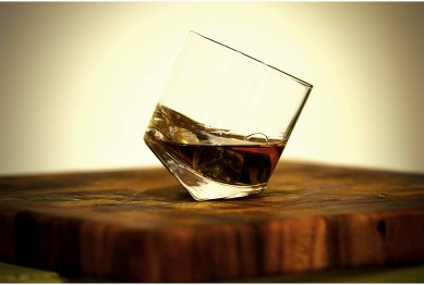 Fabricazione di Rolling Whisky Scotch Clear Glass