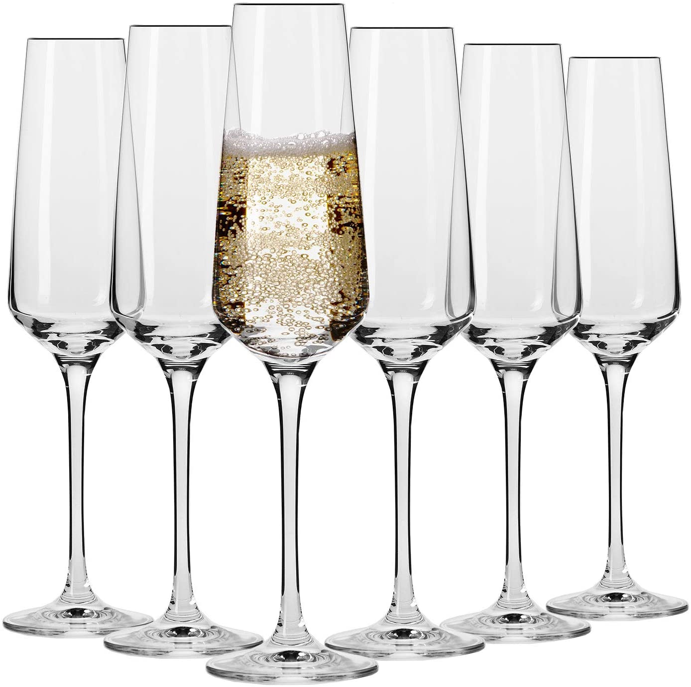 Europe style for Wine Decanter Set - Champagne Flutes Glass Hand Blown Champagne Glasses Toasting Crystal Flutes Goblet Glasses Wedding Thanksgiving Party Cocktail Cups – Shunstone