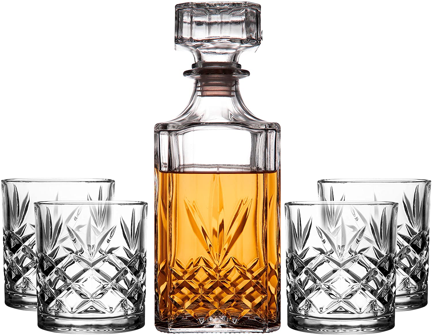 OEM China Bullet Whiskey Cubes - Crafted Glass Decanter Whisky Glasses Set  Elegant Whiskey Decanter  Exquisite Cocktail Glasses – Shunstone