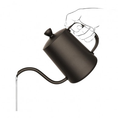 600ml stainless steel hanging ear drip coffee tea kettle