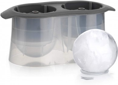 Whiskey Rocks Glass Crystal Bourbon Glasses Round Big Ice Ball Molds  10 Oz Old Fashioned Glasses for Scotch Cocktail