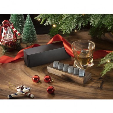 Hot Sale for Stone Gifts - Round shape Whiskey Stone Gift Set  Handcrafted Premium Granite Round Sipping Rocks in wooden Storage Tray Unique Gift – Shunstone