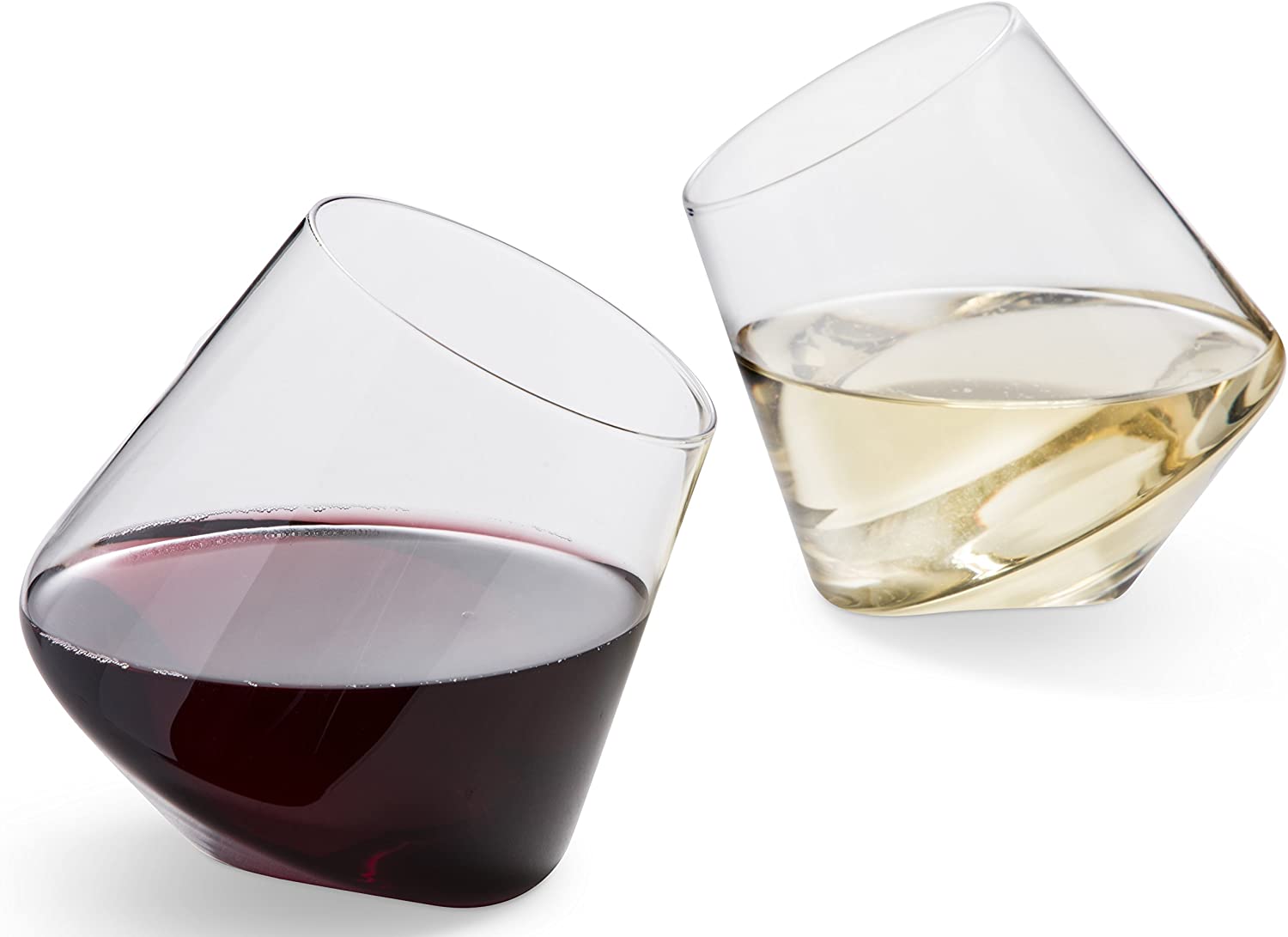 Best-Selling Cup Mat - Amazon hot selling Rolling rock wine glass Hand Blown Elegant Wine Glassware  – Shunstone