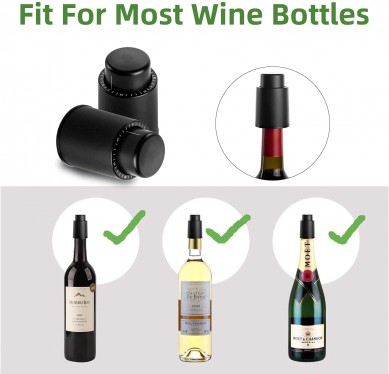 Wine Stoppers Electric Wine Bottle Stopper Sealer Gifts for Wine Lovers