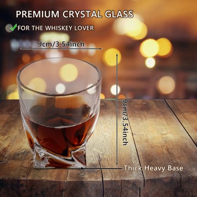 Whiskey Glass Set Whiskey Rocks Cooling Stone Эркектер үчүн виски белектер топтому