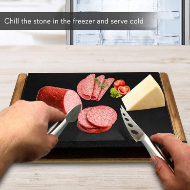 Hot selling steak stone Food Serving Platter Set Lava Rock for Cooking