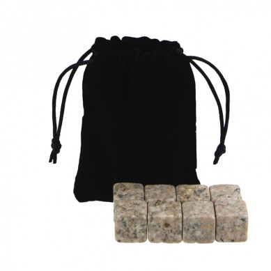 Factory price G682 Whiskey Stones with Black Velvet bag