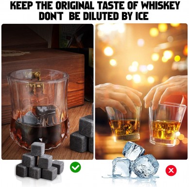 whiskey stones Whiskey Glasses Set of 2Whisky Rocks Christmas gift