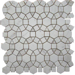 Professional ChinaWhiskey Shot Glass - 3D white marble mosaic Factory Providing Directly  – Shunstone