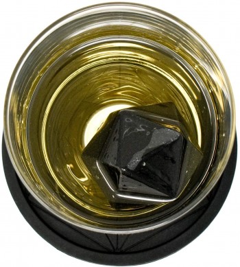 Handcrafted Premium Granite whiskey stone Chilling Stones  Handmade Silk Lined Modern Magnetic  Box Set