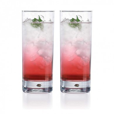 Highball Glasses with Heavy Base Clear Drinking Glasses Set for Water Juice Cocktails Wine and Whiskey