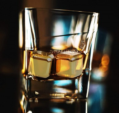 GOUD Vlekvrye staal Herbruikbare ysblokkies whiskey klip vir whiskey wyn