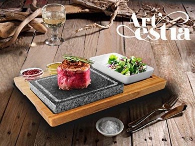 Custom Steak Stones Sizzling hot Rock Cooking Stone Indoor BBQ