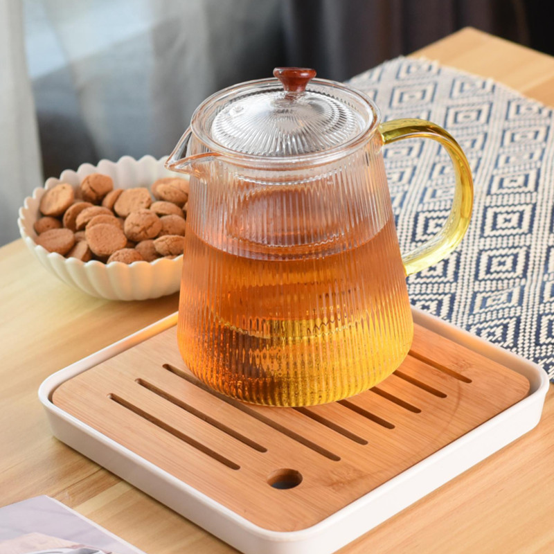 Factory source Steak Plates - China manufacture Tea Pot for Blooming Tea Flowering Tea Pot with 4 pcs tea Cups gift set – Shunstone