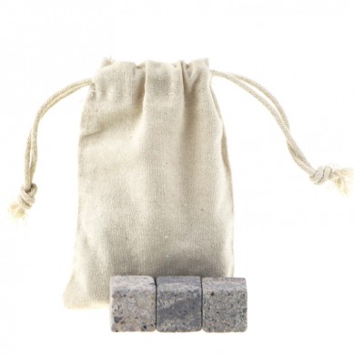 Cheap PriceList for Hot Massage Stone -  Eco-Friendly Feature Whiskey Ice Cube Stone in white cotton bag  – Shunstone