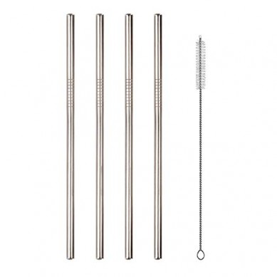 Factory supplied China Multicolor Reusable Stainless Steel Metal Cocktail Straws