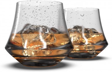 Whiskey Glasses Set stainless steel Whiskey Stones Gift Set for Men with Crystal Bourbon Whiskey Glasses Gift Set