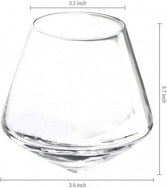 Manufacture Crystal Whiskey Tumblers Old Fashioned Scotch Bourbon Glasses