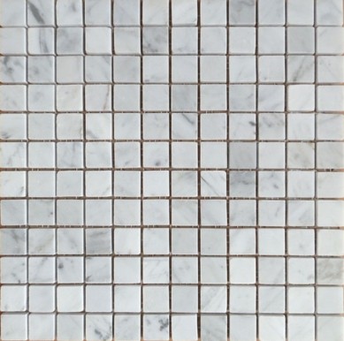 Factory Supply Whiskey Stones Rock - Cheapest Carrara White Marble mosaic tile for black splash walls Square marble mosaic tile  – Shunstone