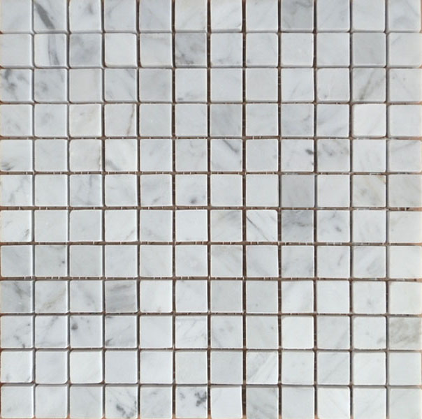 Factory Supply Whiskey Stones Rock - Cheapest Carrara White Marble mosaic tile for black splash walls Square marble mosaic tile  – Shunstone