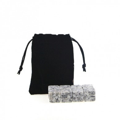 Whiskey Stones with  G603 Chilling rocks , Velvet bag